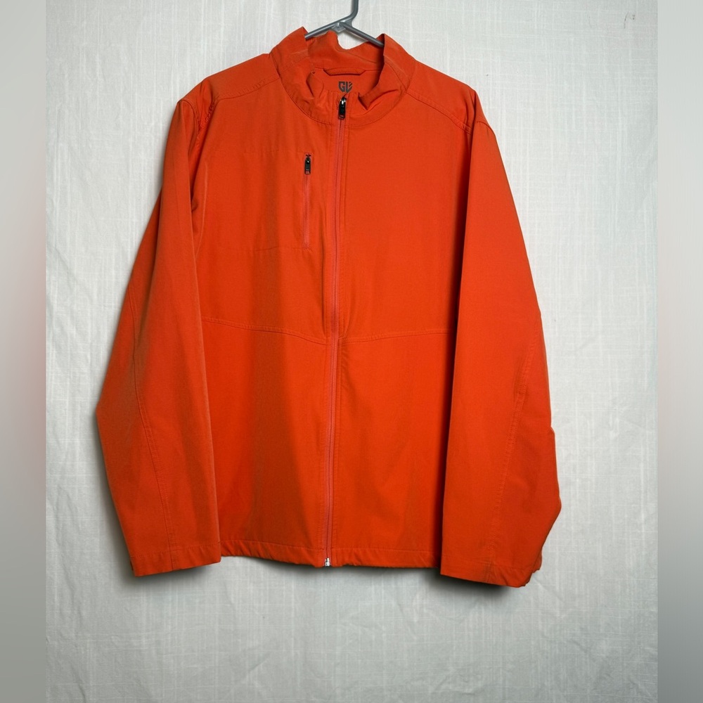 Graham Luxe Kash Jacket Ultimate Full Zip Performance Stretch in Orange 2XL